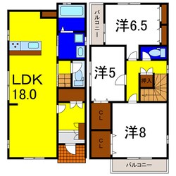 北島町中村戸建（AP）の物件間取画像